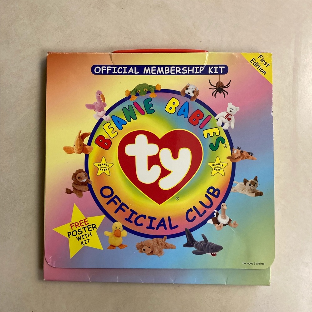Vintage Ty Beanie Babies Official Club Membership Kit